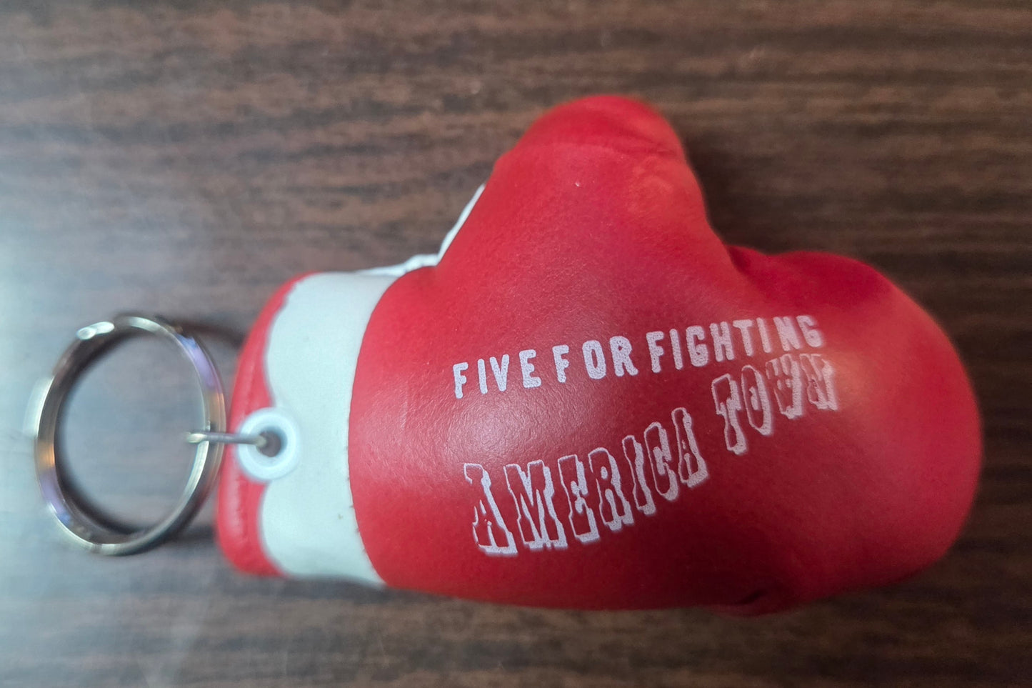 Five for Fighting - Vintage Promotional Boxing Glove Key Chain