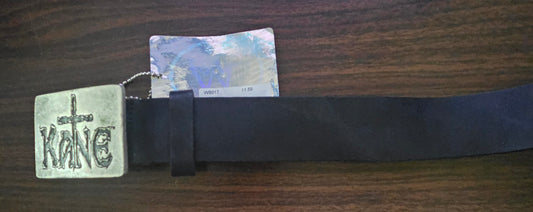 WWF/WWE Genuine Leather Belt - Kane (Officially Licensed) - Size 32