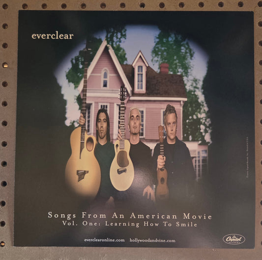 Everclear - 2000 Vintage Promotional Double-sided Album Cover Poster Flat