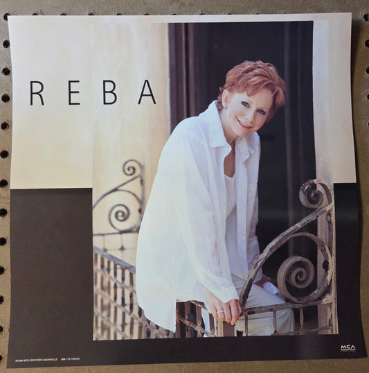 Reba McIntyre "So Good Together" - 1999 Vintage Promotional Double-sided Album Cover Poster Flat