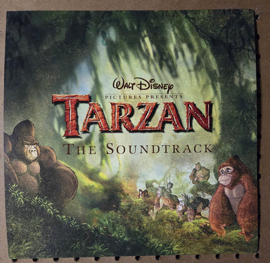 Tarzan original soundtrack - 1999 Vintage Promotional Double-sided Album Cover Poster Flat