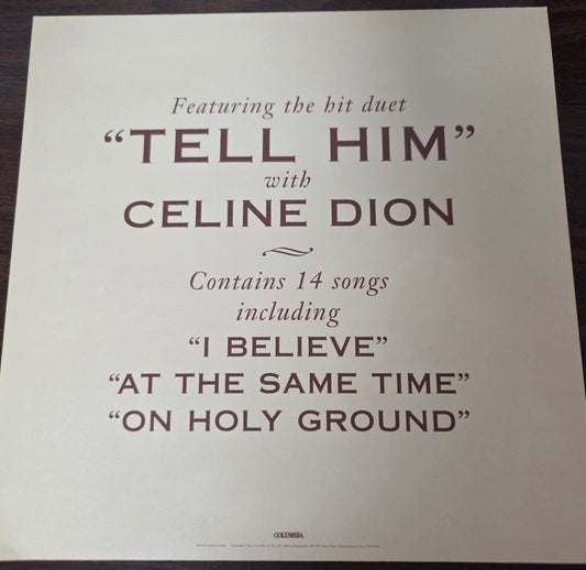 Barbra Streisand "High Ground" - 1997 Vintage Promotional Double-sided Album Cover Poster Flat
