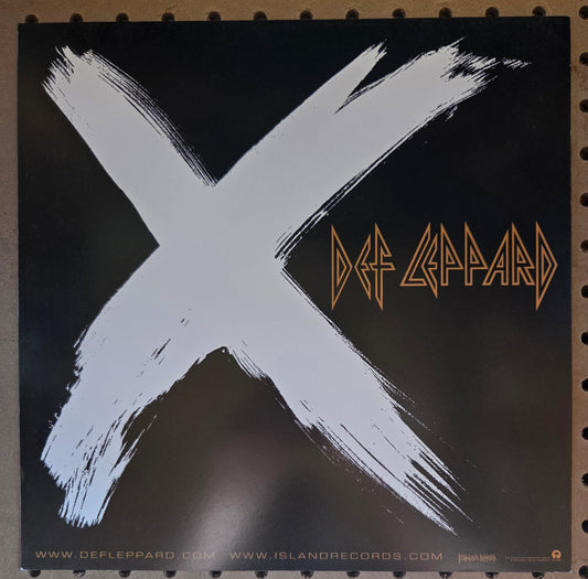 Def Leppard - self-titled - Vintage 12x12 Double-sided Album Cover Promo Poster