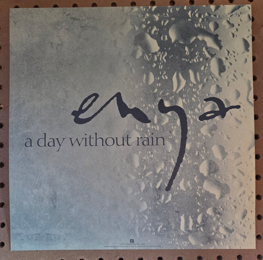 Enya - A Day Without Rain - Vintage 12x12 Double-sided Album Cover Promo Poster