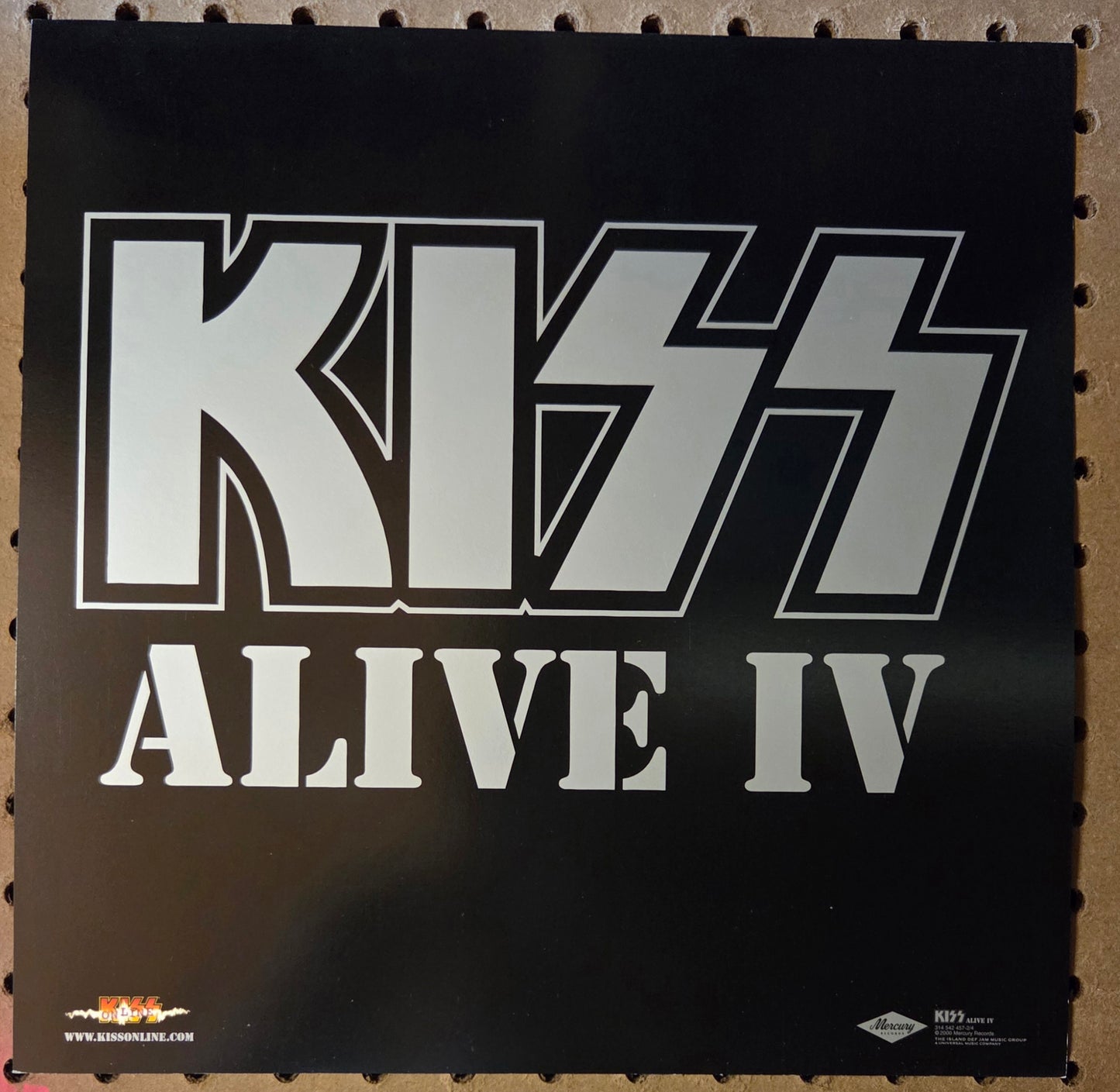 Kiss - Alive IV - Vintage 12x12 Double-sided Album Cover Promo Poster
