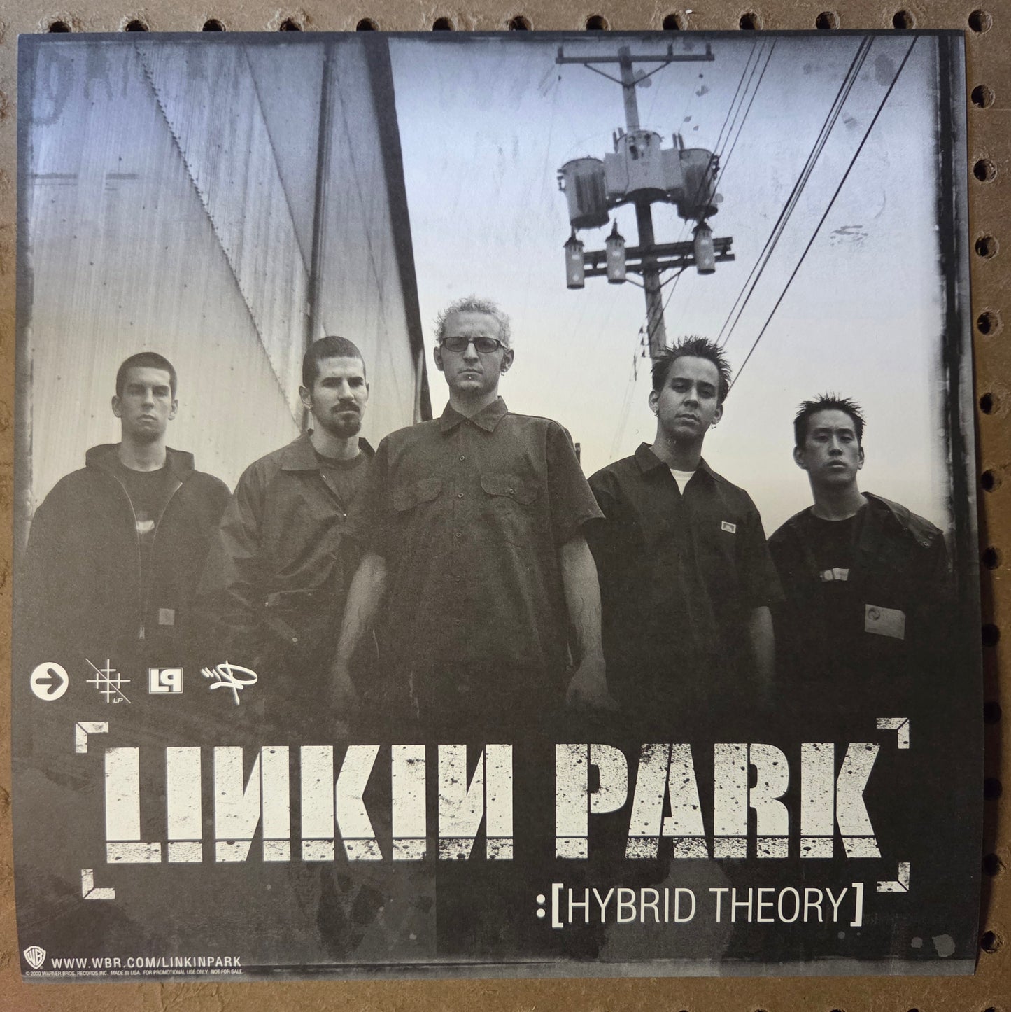 Linkin Park - Hybrid Theory - Vintage 12x12 Double-sided Album Cover Promo Poster