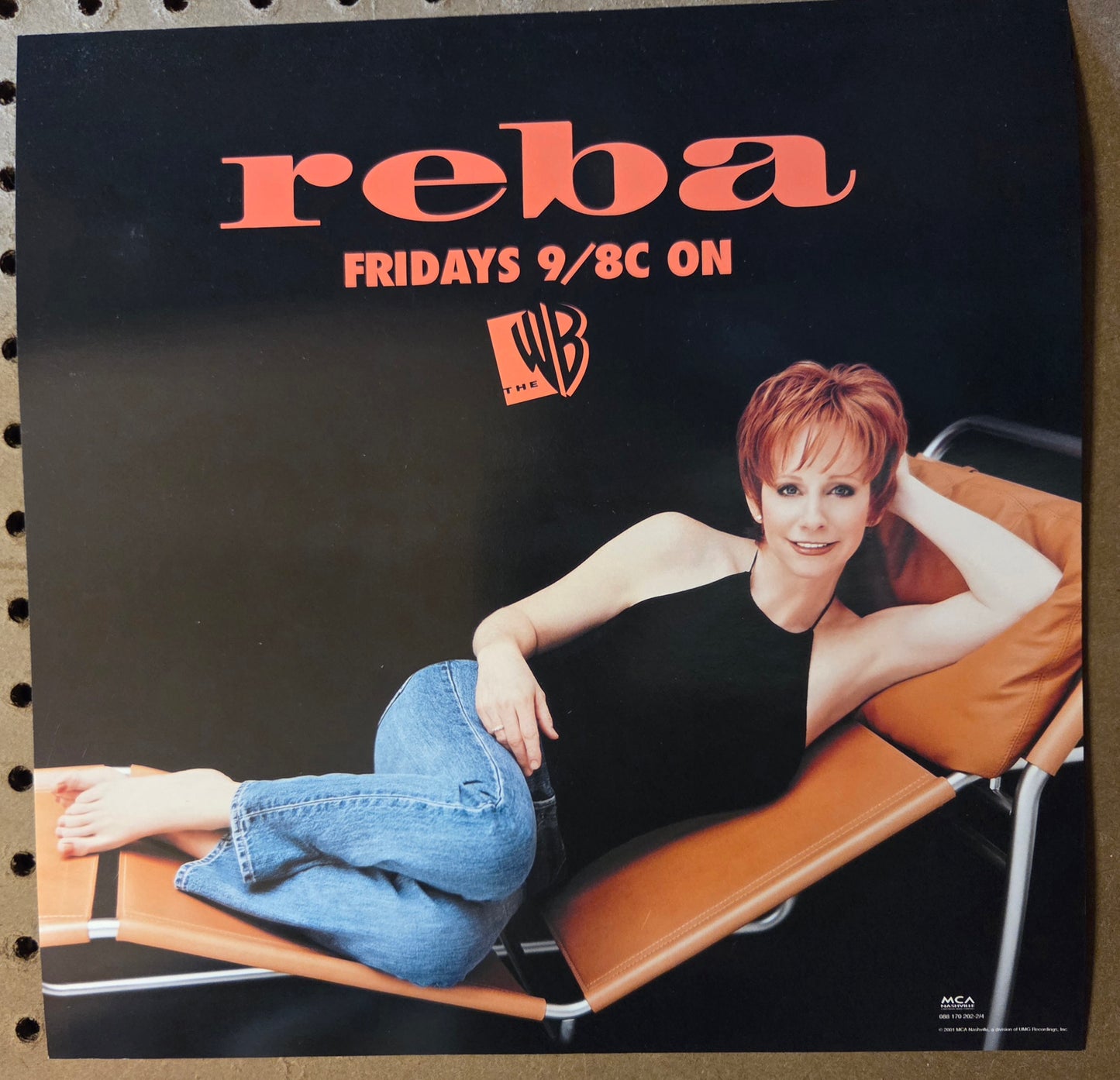 Reba McEntire - Reba TV Show - Vintage 12x12 Double-sided Album Cover Promo Poster