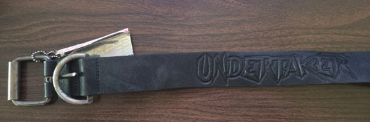 WWF/WWE Genuine Leather Belt - Undertaker (Officially Licensed) - Size 32