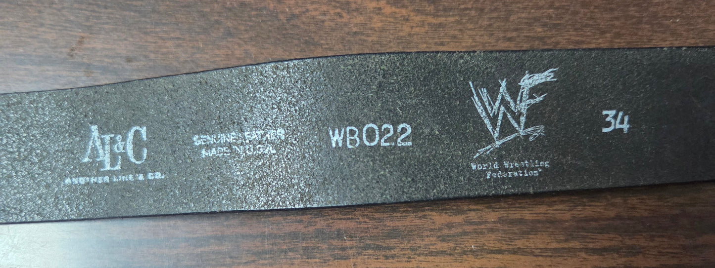 WWF/WWE Genuine Leather Belt - D-Generation X (Officially Licensed) - Size 34