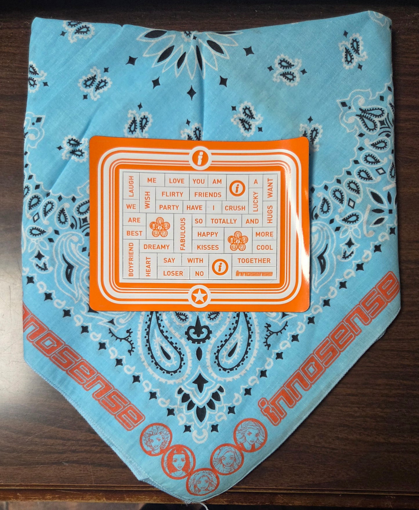 Innosense - Original Promotional Bandana and Lyric-themed Magnet