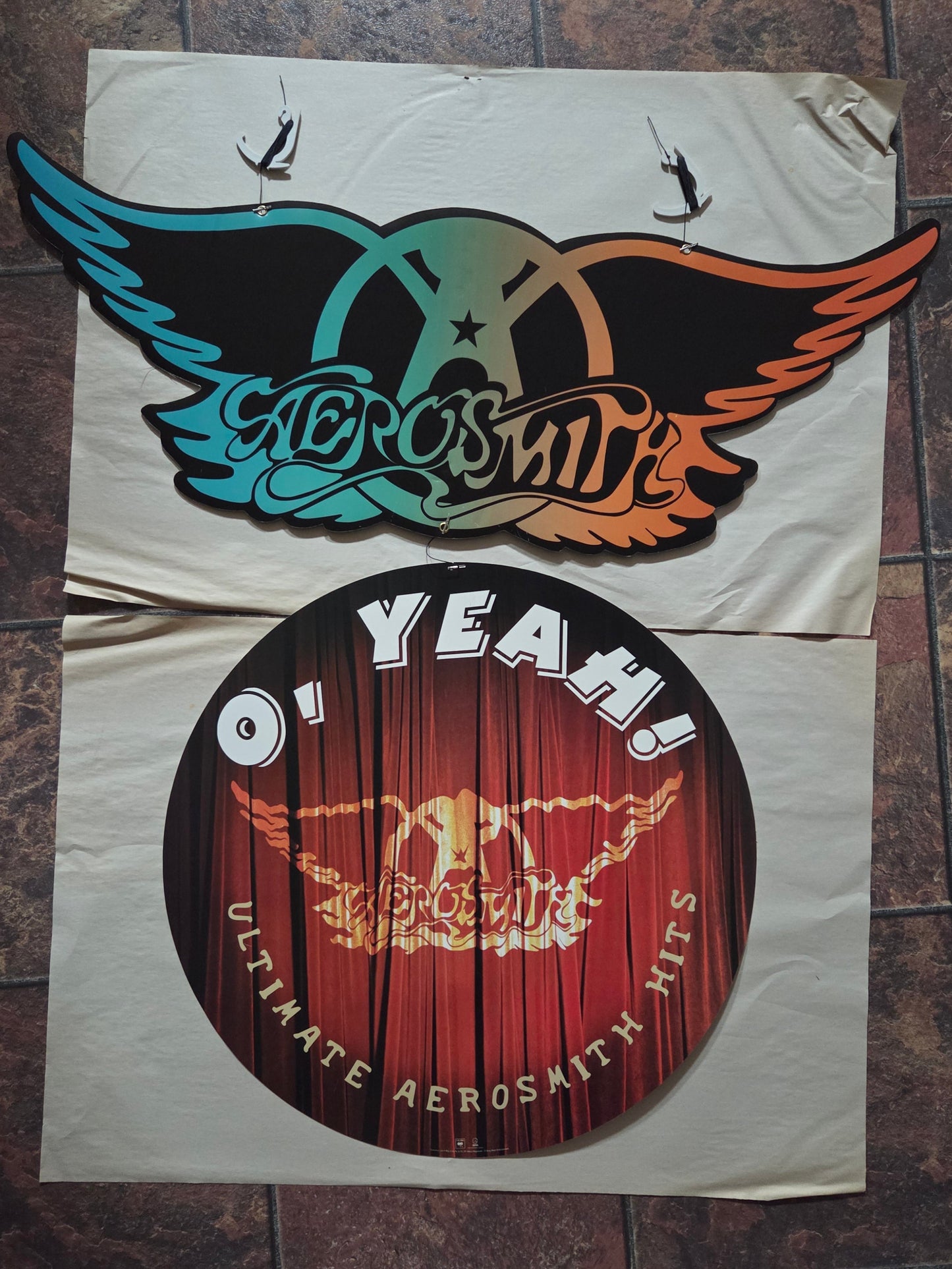Aerosmith - Promotional Display for "O Yeah! Ultimate Aerosmith Hits" Album