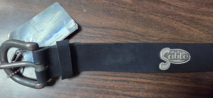 WWF/WWE Genuine Leather Belt - Sable (Officially Licensed) - Size 32