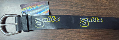WWF/WWE Genuine Leather Belt - Sable (Officially Licensed) - Size 34