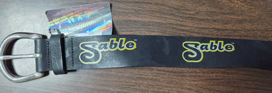 WWF/WWE Genuine Leather Belt - Sable (Officially Licensed) - Size 34