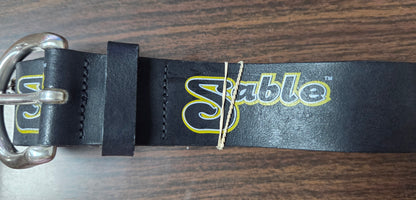 WWF/WWE Genuine Leather Belt - Sable (Officially Licensed) - Size 34
