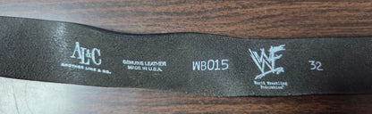 WWF/WWE Genuine Leather Belt - Undertaker (Officially Licensed) - Size 32