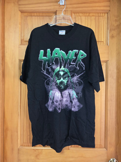 Slayer Green Gas Mask Skull War - Authentic Vintage T-Shirt