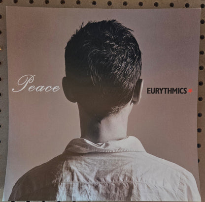 Eurythmics "Peace" - 1999 Vintage Promotional Double-sided Album Cover Poster Flat