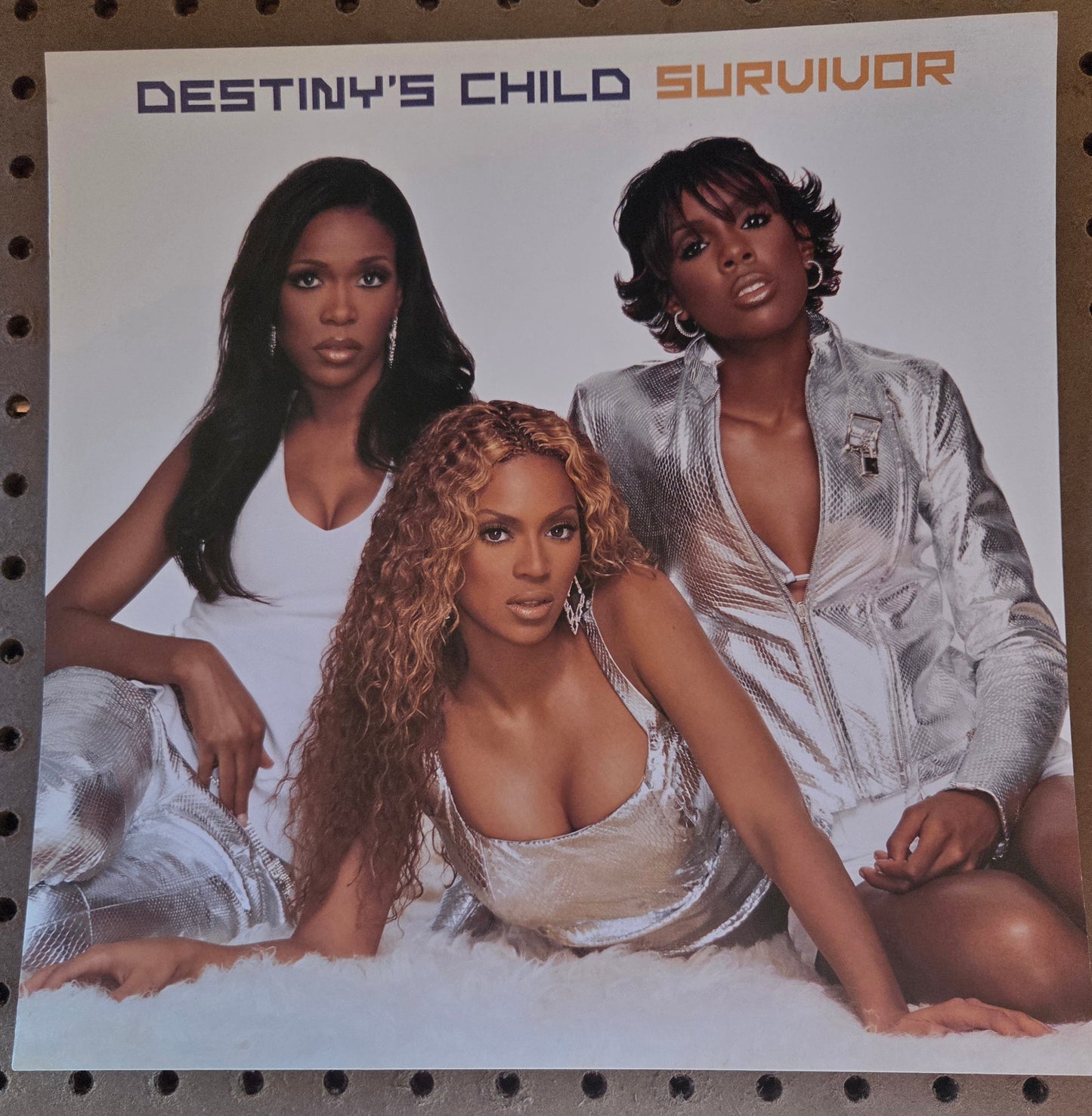 Destiny's Child "Survivor" - 2001 Vintage Promotional Double-sided Album Cover Poster Flat