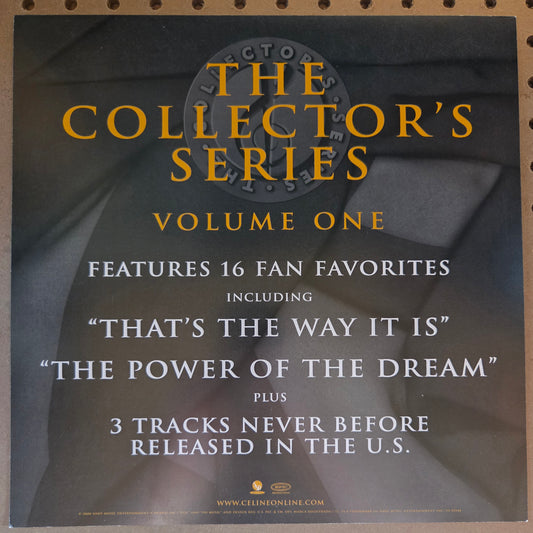 Celine Dion-The Collector's Series - 2000 Vintage Promotional Double-sided Album Cover Poster Flat