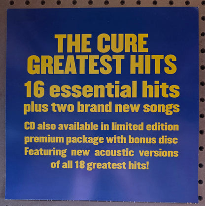 The Cure "Greatest Hits" - 2001 Vintage Promotional Double-sided Album Cover Poster Flat