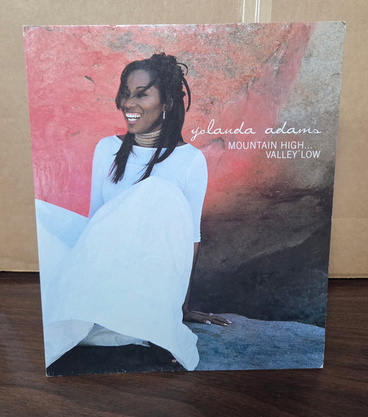 Yolanda Adams "Mountain High... Valley Low" - Vintage Promotional Counter Standee / Tabletop Display