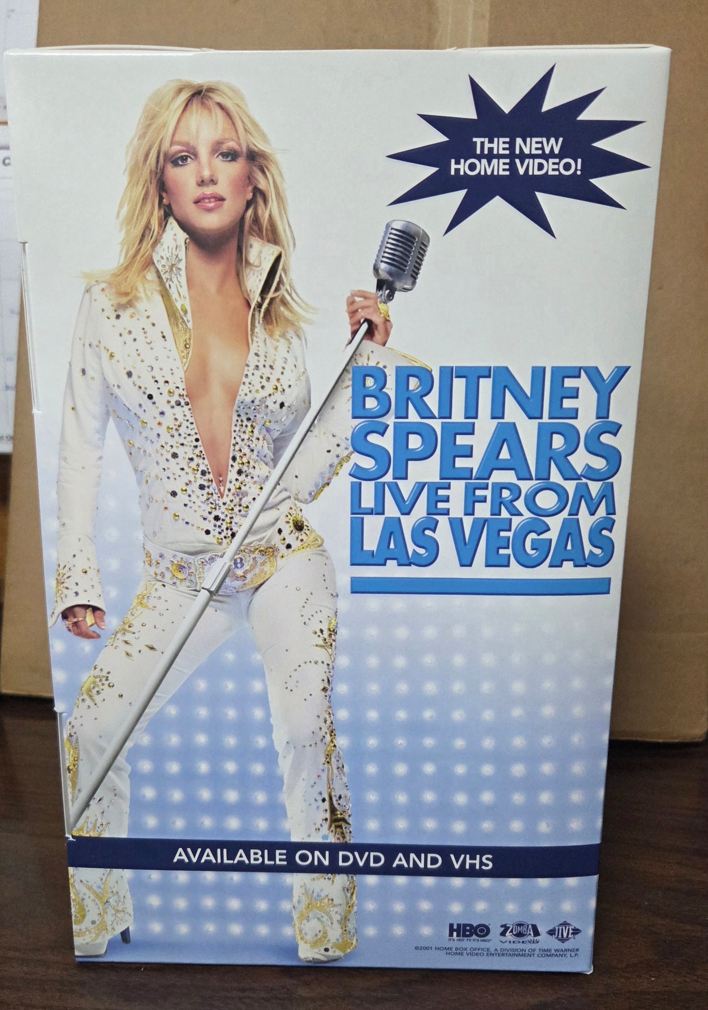 Britney Spears Live From Las Vegas Rare 2002 Promo Store Display Mobile Jive Box - NOS