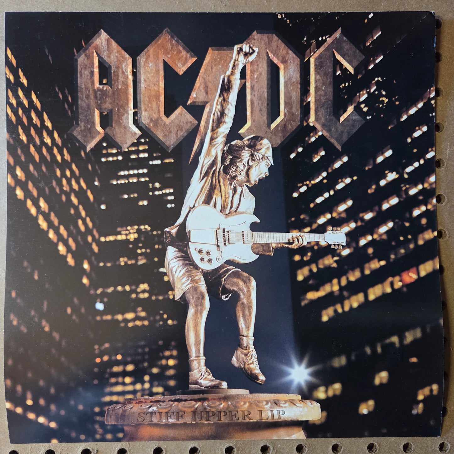 AC/DC Stiff Upper Lip 2000 Promo 12x12 Poster Flat Double Sided Elektra Vtg