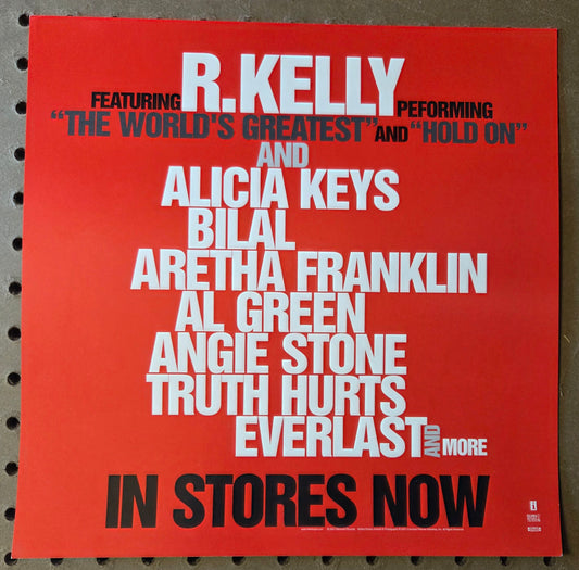 Ali: Original Motion Picture Soundtrack - 2001 Promotional Double-sided Album Cover Poster Flat