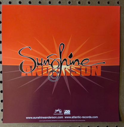 Sunshine Anderson - 2001 Vintage Promotional Double-sided Album Cover Poster Flat