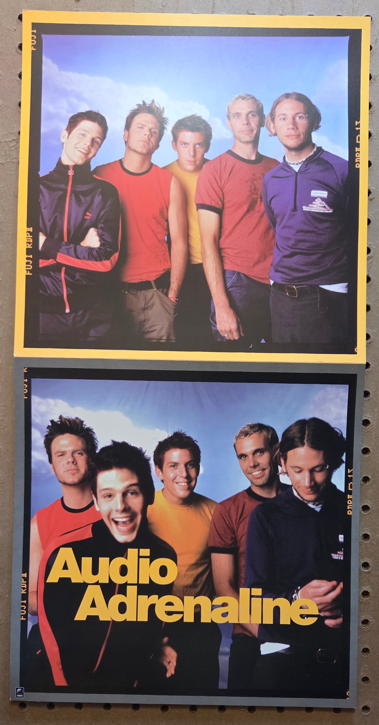 Audio Adrenaline - "Underdog" - Vintage Promotional Double-sided Album Cover Poster Flat