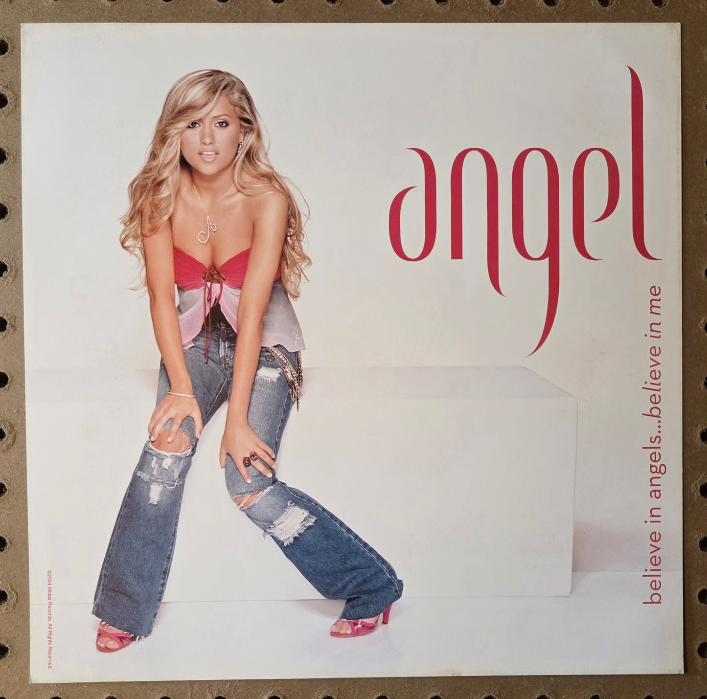 Angel - 2004 Vintage Promotional Double-sided Album Cover Poster Flat