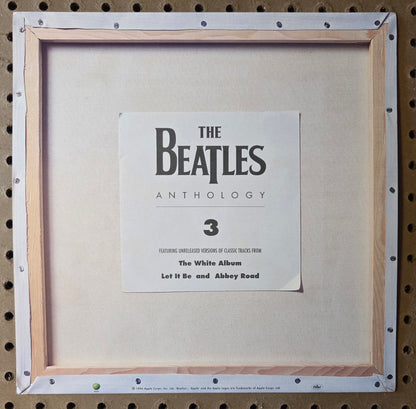 The Beatles "Anthology 3" - 1996 Vintage Promotional Double-sided Album Cover Poster Flat