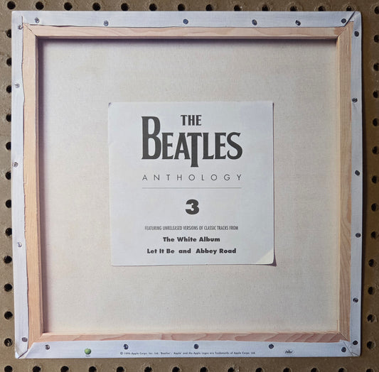 The Beatles "Anthology 3" - 1996 Vintage Promotional Double-sided Album Cover Poster Flat