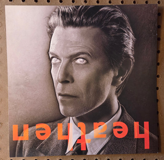 David Bowie "Heathen" - 2002 Vintage Promotional Double-sided Album Cover Poster Flat