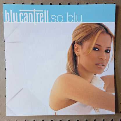 Blu Cantrell "So Blu" - 2001 Vintage Promotional Double-sided Album Cover Poster Flat