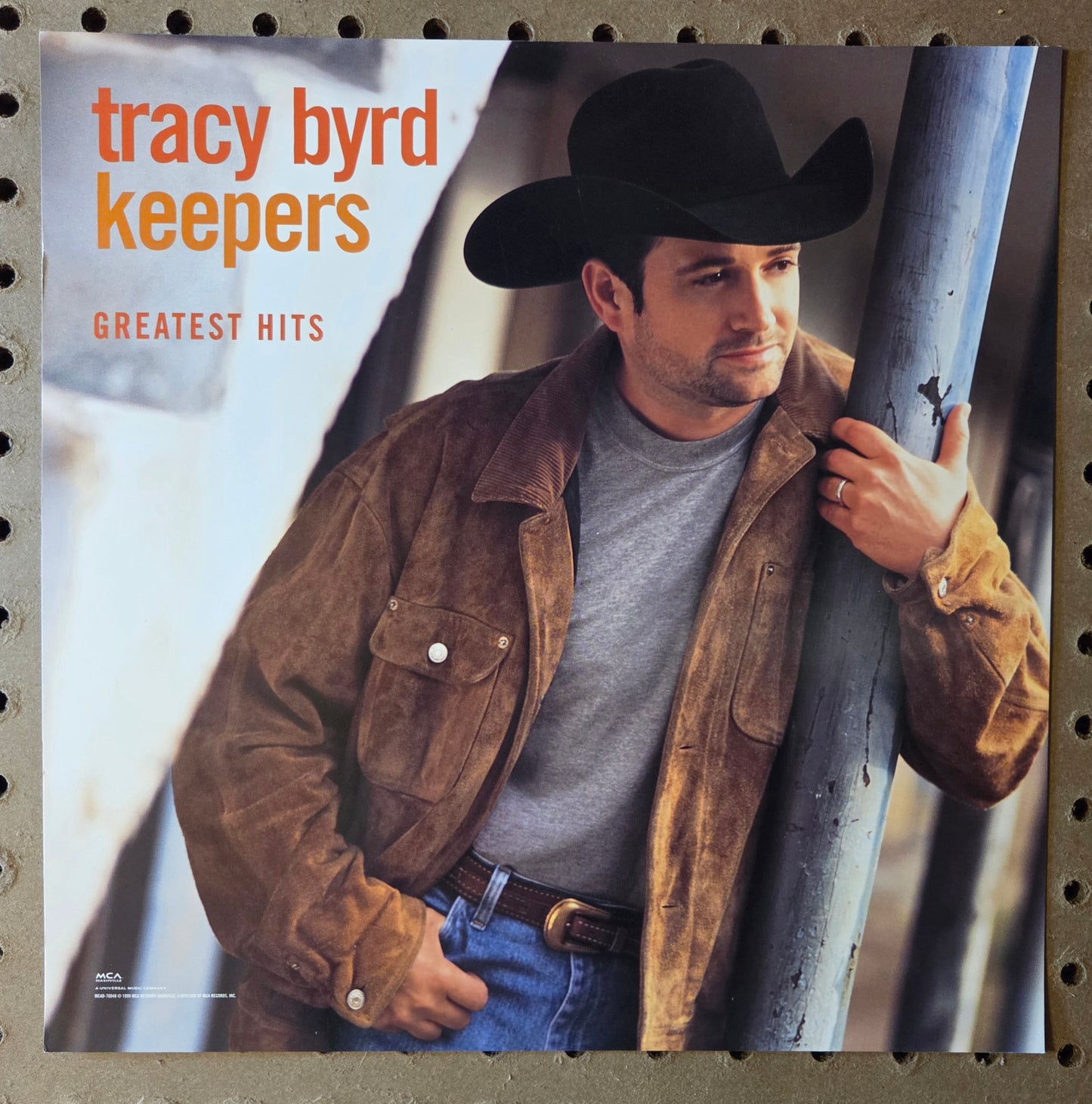 Tracy Byrd "Keepers: Greatest Hits" - 1999 Vintage Promotional Double-sided Album Cover Poster Flat