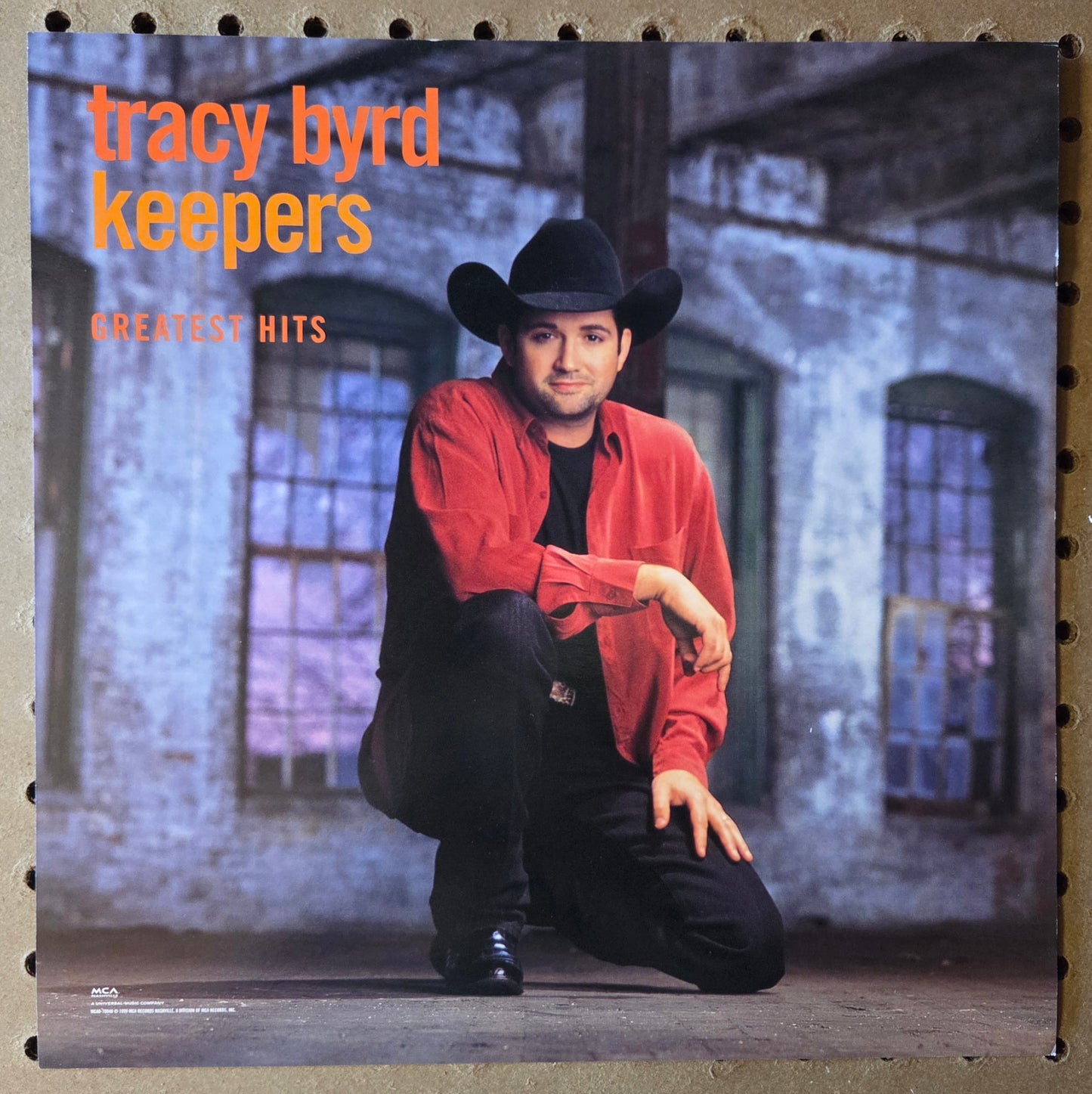 Tracy Byrd "Keepers: Greatest Hits" - 1999 Vintage Promotional Double-sided Album Cover Poster Flat