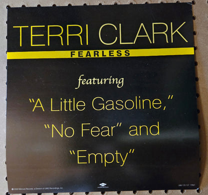 Terri Clark "Fearless" - 2000 Vintage Promotional Album Cover Poster w/Bonus