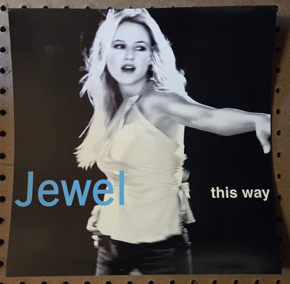 Jewel "This Way" - 2001 Vintage Promotional Double-sided Album Cover Poster Flat