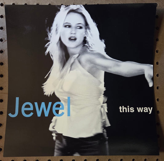 Jewel "This Way" - 2001 Vintage Promotional Double-sided Album Cover Poster Flat