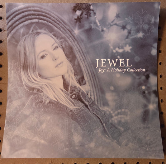 Jewel "Joy: A Holiday Collection" - 1999 Vintage Promotional Double-sided Album Cover Poster Flat