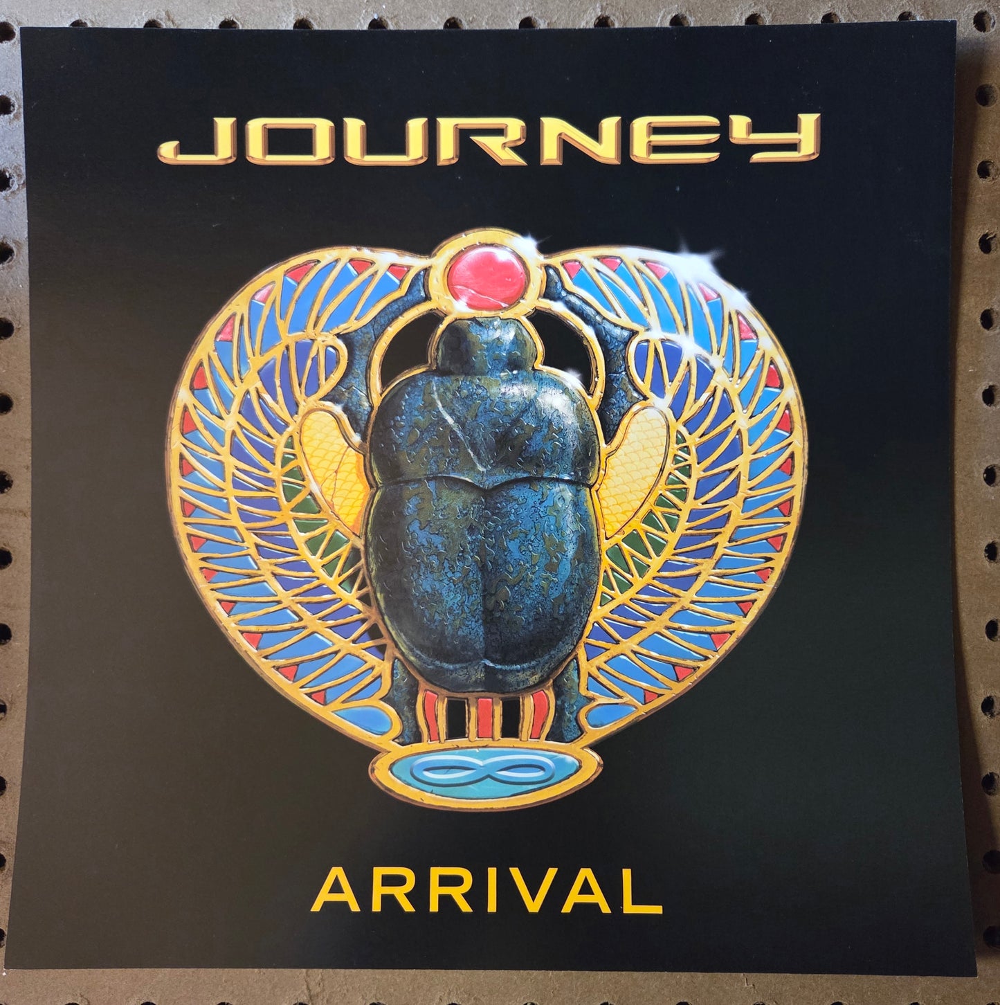 Journey "Arrival" - 2001 Vintage Promotional Double-sided Album Cover Poster Flat