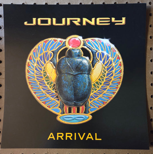 Journey "Arrival" - 2001 Vintage Promotional Double-sided Album Cover Poster Flat