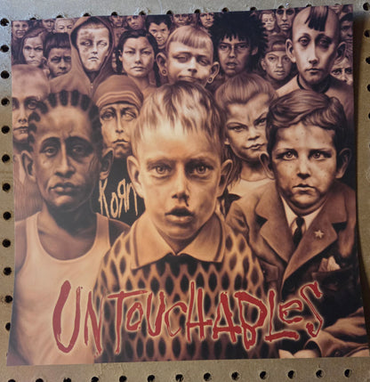 Korn "Untouchables" - 2002 Vintage Promotional Double-sided Album Cover Poster Flat