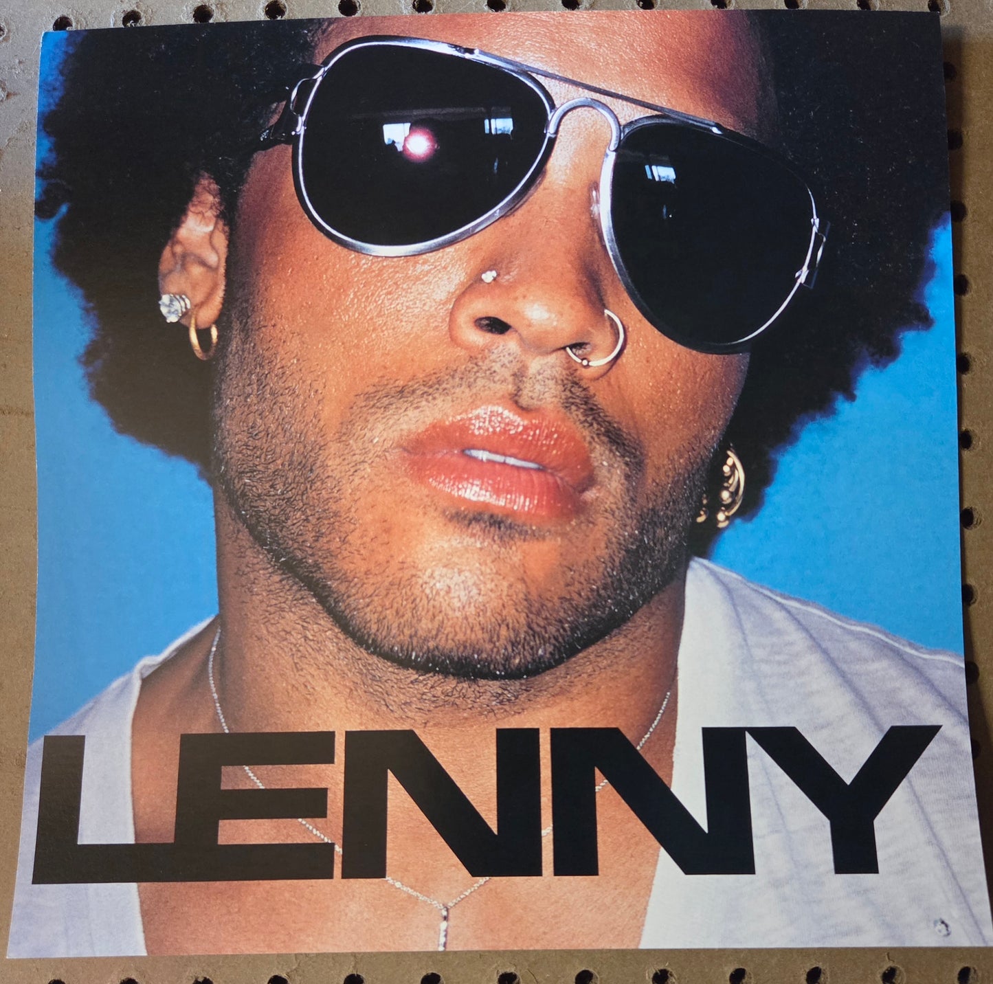 Lenny Kravitz "Lenny" - 2001 Vintage Promotional Double-sided Album Cover Poster Flat