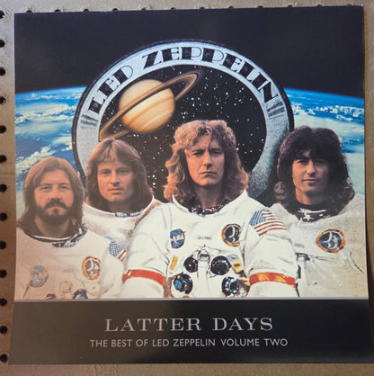 Led Zeppelin "Latter Days: The Best of Led Zeppelin Volume Two" - 2000 Vintage Promotional Double-sided Album Cover Poster Flat