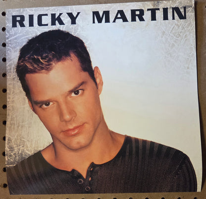 Ricky Martin - 1999 Vintage Promotional Double-sided Album Cover Poster Flat
