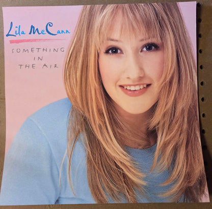 Lila McCann "Something In The Air" - 1999 Vintage Promotional Double-sided Album Cover Poster Flat