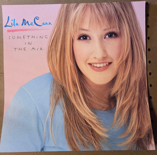 Lila McCann "Something In The Air" - 1999 Vintage Promotional Double-sided Album Cover Poster Flat